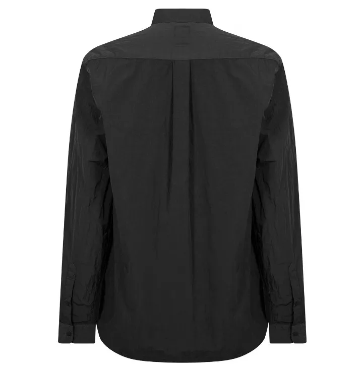 Hugo Boss Nylon Street Style Long Sleeves Plain Front Button Shirts