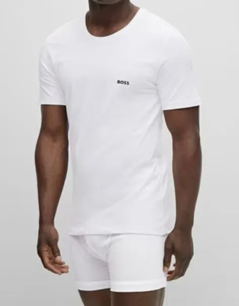 Hugo Boss plain cotton crew neck pullovers - unisex street style co-ord.