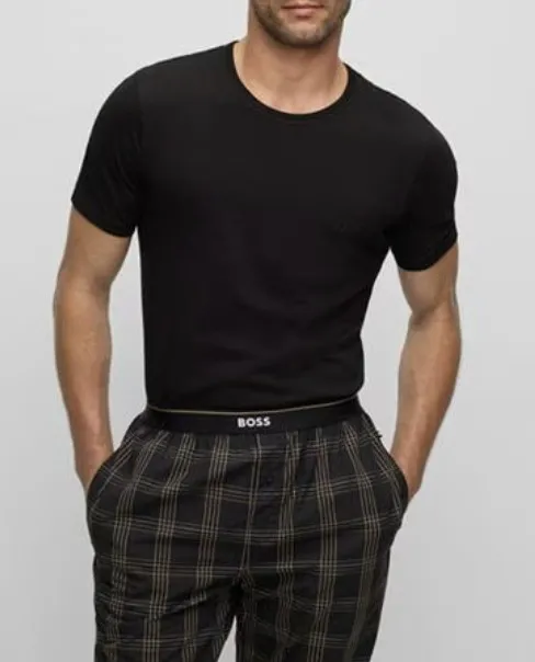 Hugo Boss plain cotton crew neck pullovers - unisex street style co-ord.