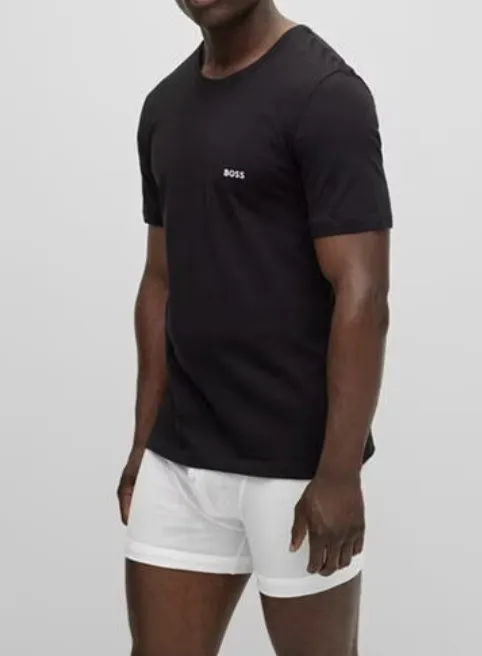 Hugo Boss plain cotton crew neck pullovers - unisex street style co-ord.