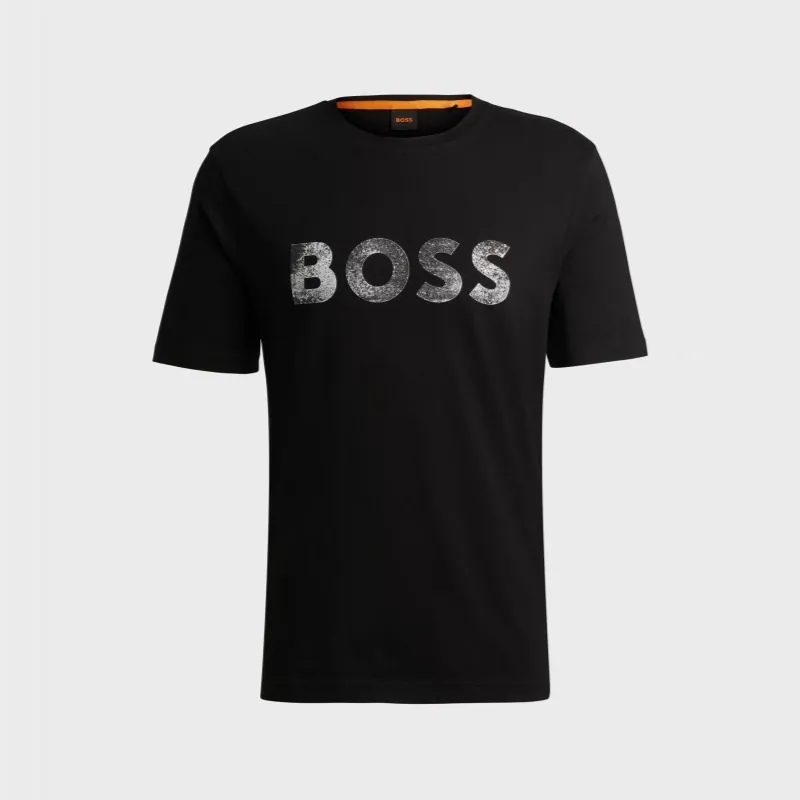 Hugo Boss Street Style U-Neck Cotton Short Sleeves Logo T-Shirts