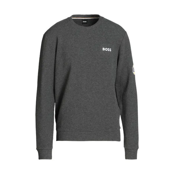 Hugo Boss Unisex Crew Neck Pullovers - Street Style, Long Sleeves, Plain