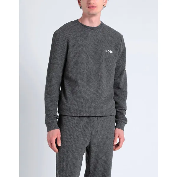 Hugo Boss Unisex Crew Neck Pullovers - Street Style, Long Sleeves, Plain