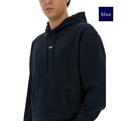 Hugo Boss Unisex Street Style Pullovers | Long Sleeves | Plain Cotton Logo