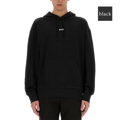 Hugo Boss Unisex Street Style Pullovers | Long Sleeves | Plain Cotton Logo