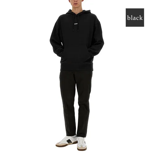 Hugo Boss Unisex Street Style Pullovers | Long Sleeves | Plain Cotton Logo