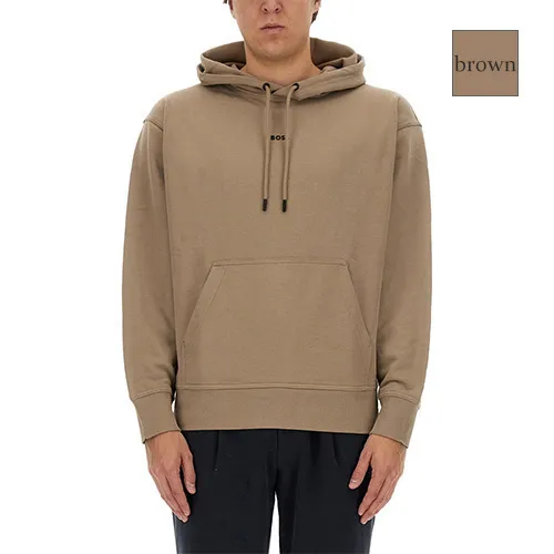 Hugo Boss Unisex Street Style Pullovers | Long Sleeves | Plain Cotton Logo