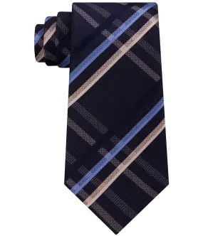 Kenneth Cole Mens Grid Self-Tied Necktie, TW2