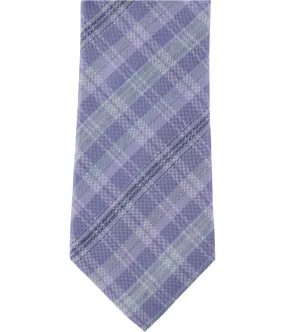 Kenneth Cole Mens Jacob Plaid Self-Tied Necktie