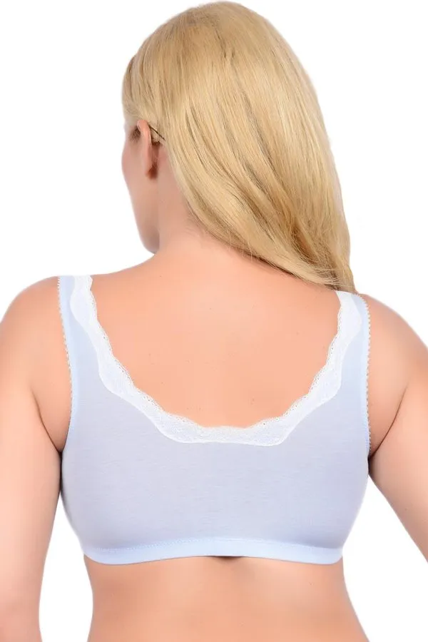 La Leche League Nursing Sleep Bra with Lace Neckline