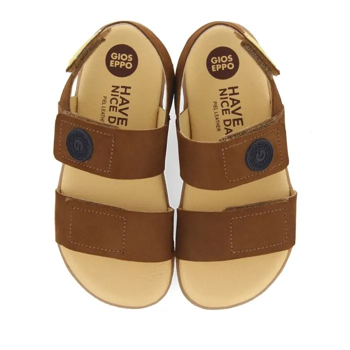 LEATHER-LOOK SANDALS WITH YELLOW ACCENTS FOR BOYS AND GIRLS CORNWALL