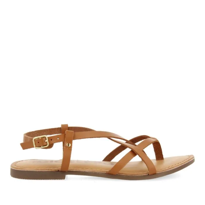 Lelex women's tan roman sandals