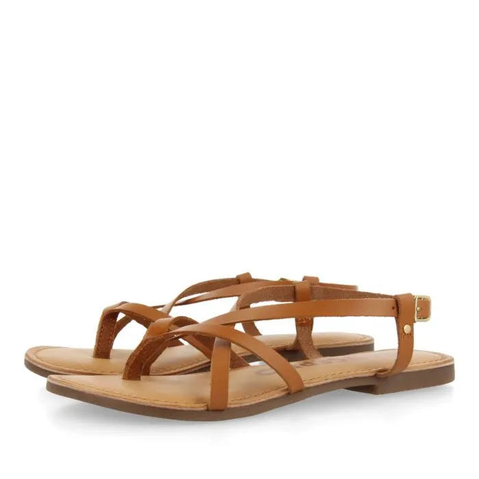 Lelex women's tan roman sandals