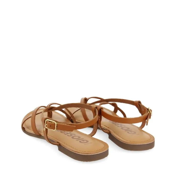 Lelex women's tan roman sandals