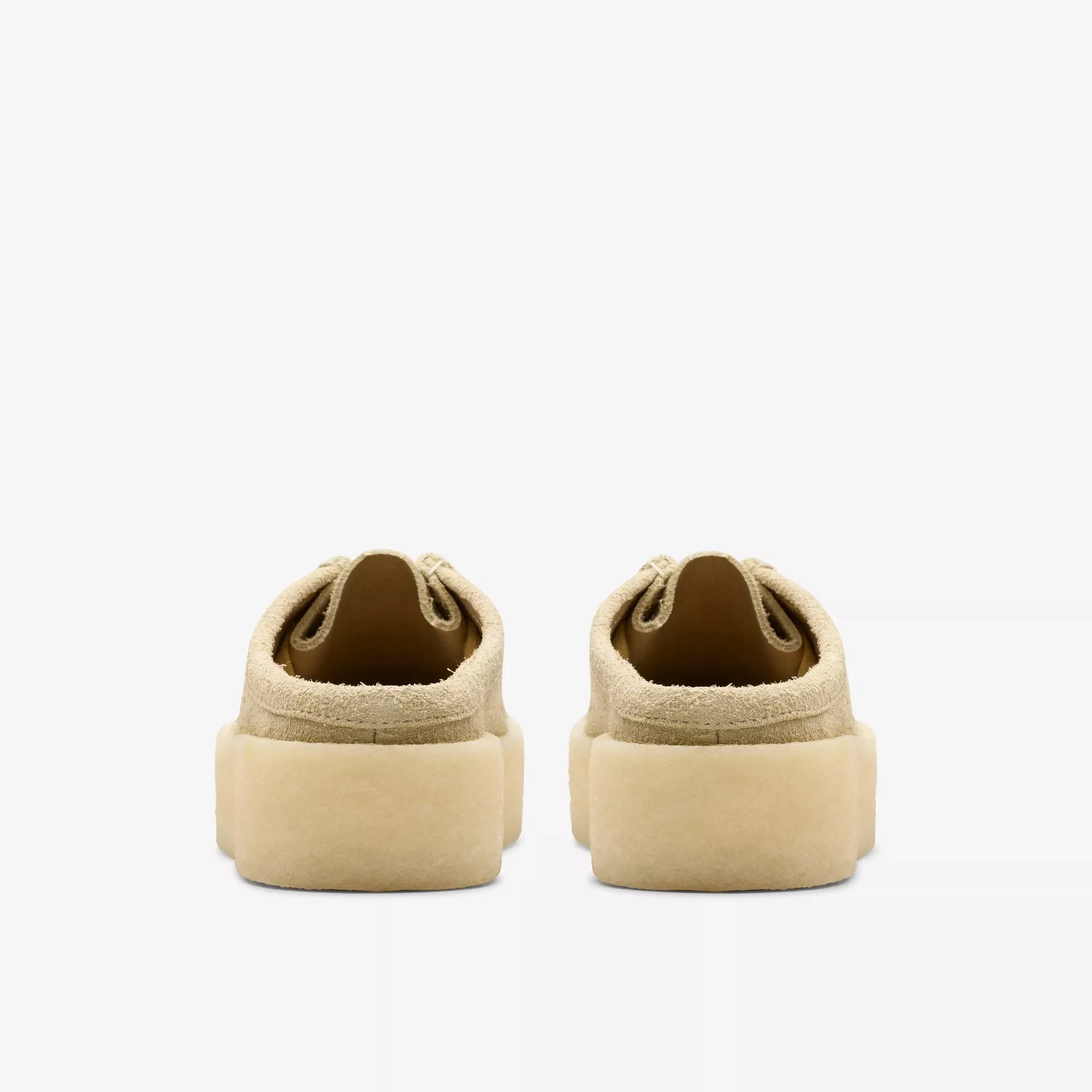 Light Maple Suede Clarks Wallabee Lo