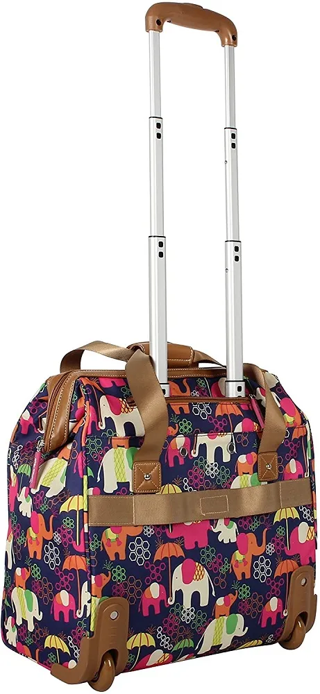 Lily Bloom Elephant Rain 3-Piece Under Seat Luggage Set 