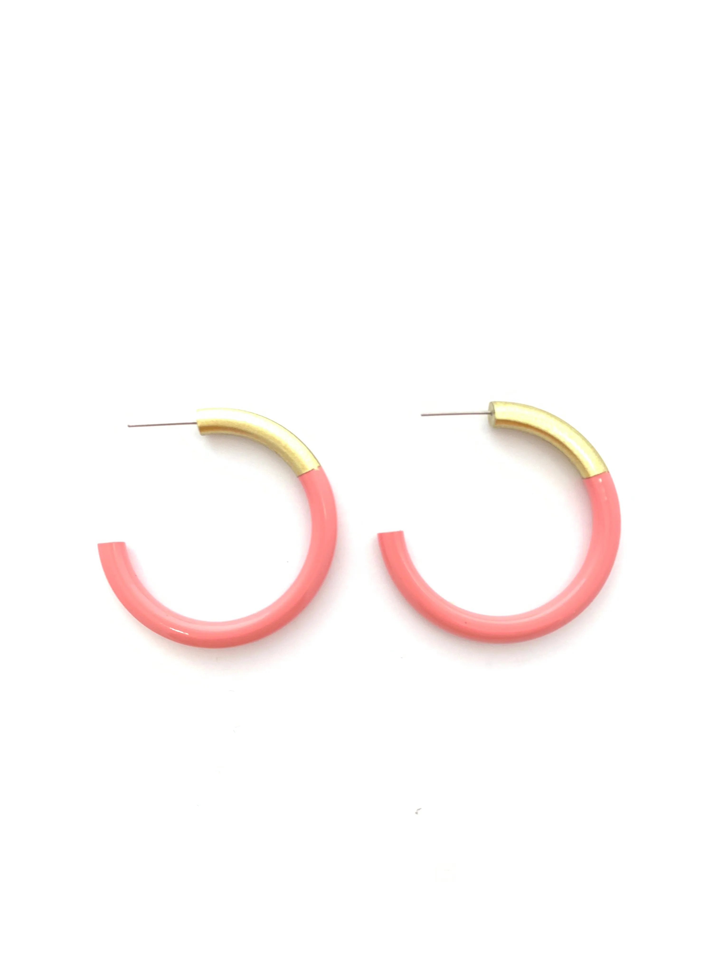 LIZ Coral Med Hoops