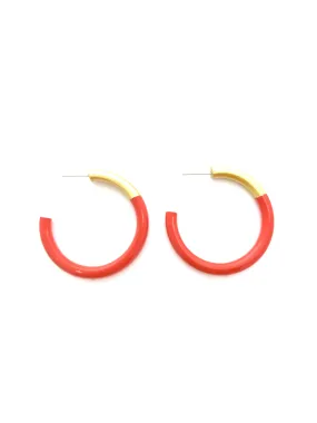 LIZ Tomato Red Med Hoops