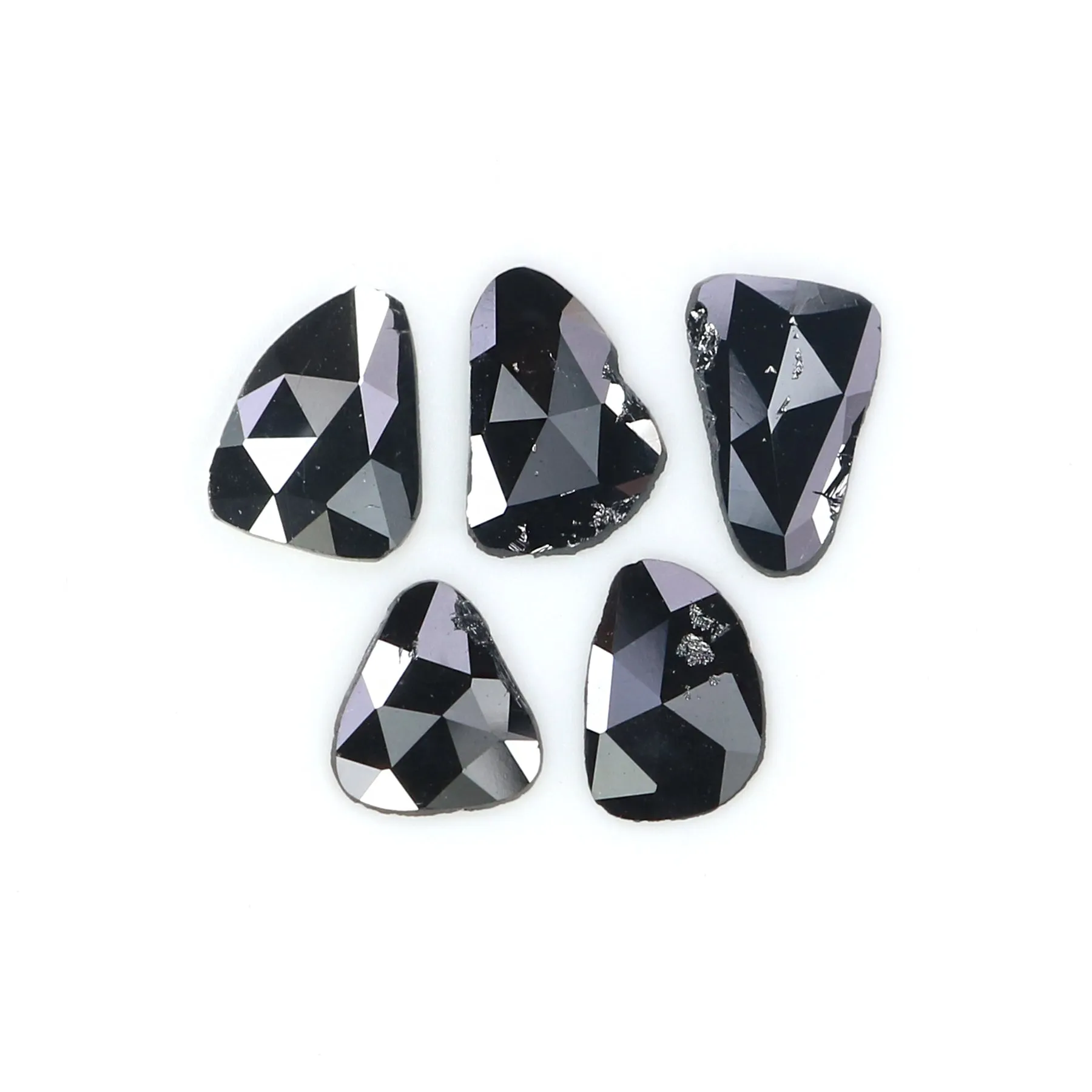 Loose Black Diamond - 1.30 CT - 7.35 MM - Slice/Rose Cut - KR2598