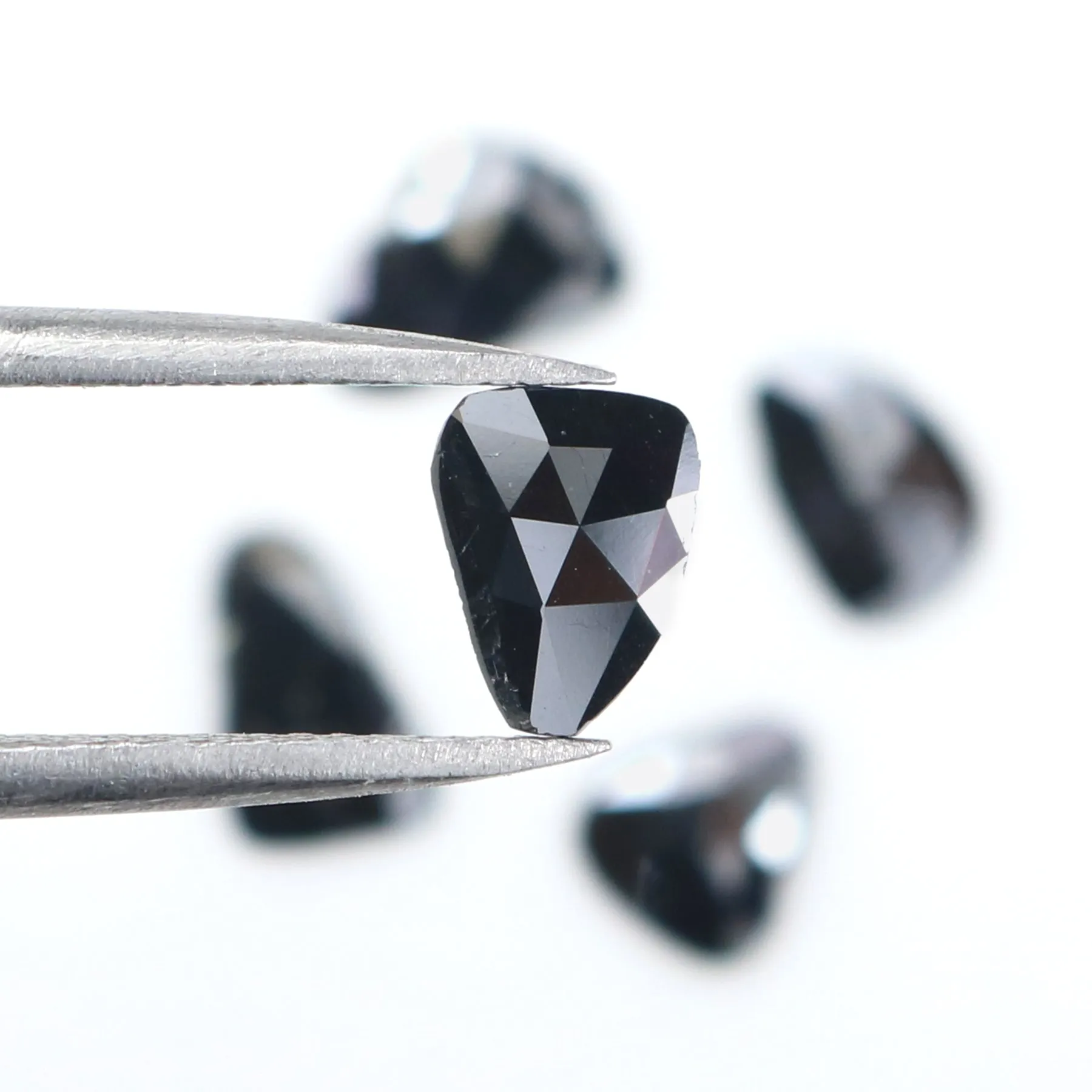 Loose Black Diamond - 1.30 CT - 7.35 MM - Slice/Rose Cut - KR2598