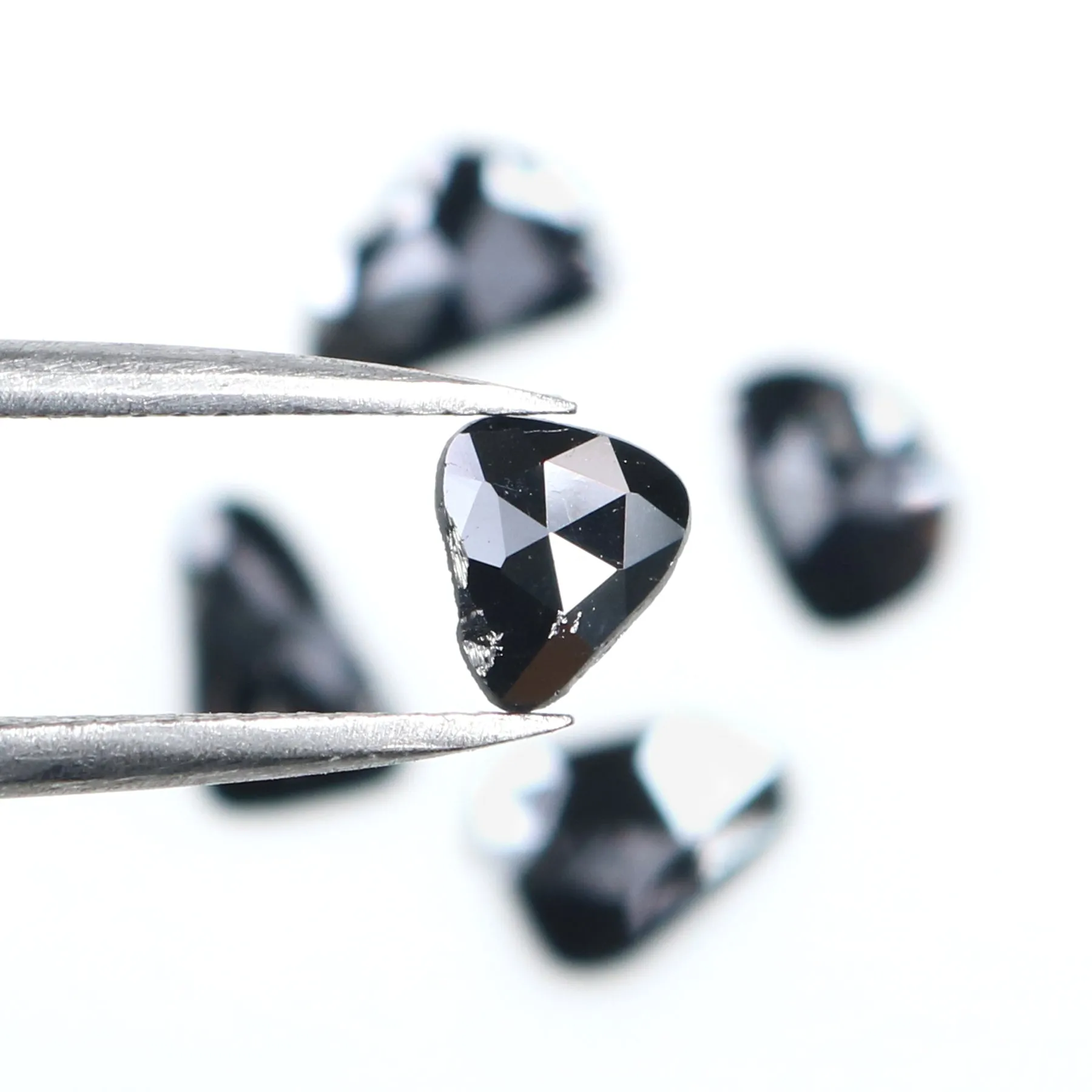 Loose Black Diamond - 1.30 CT - 7.35 MM - Slice/Rose Cut - KR2598