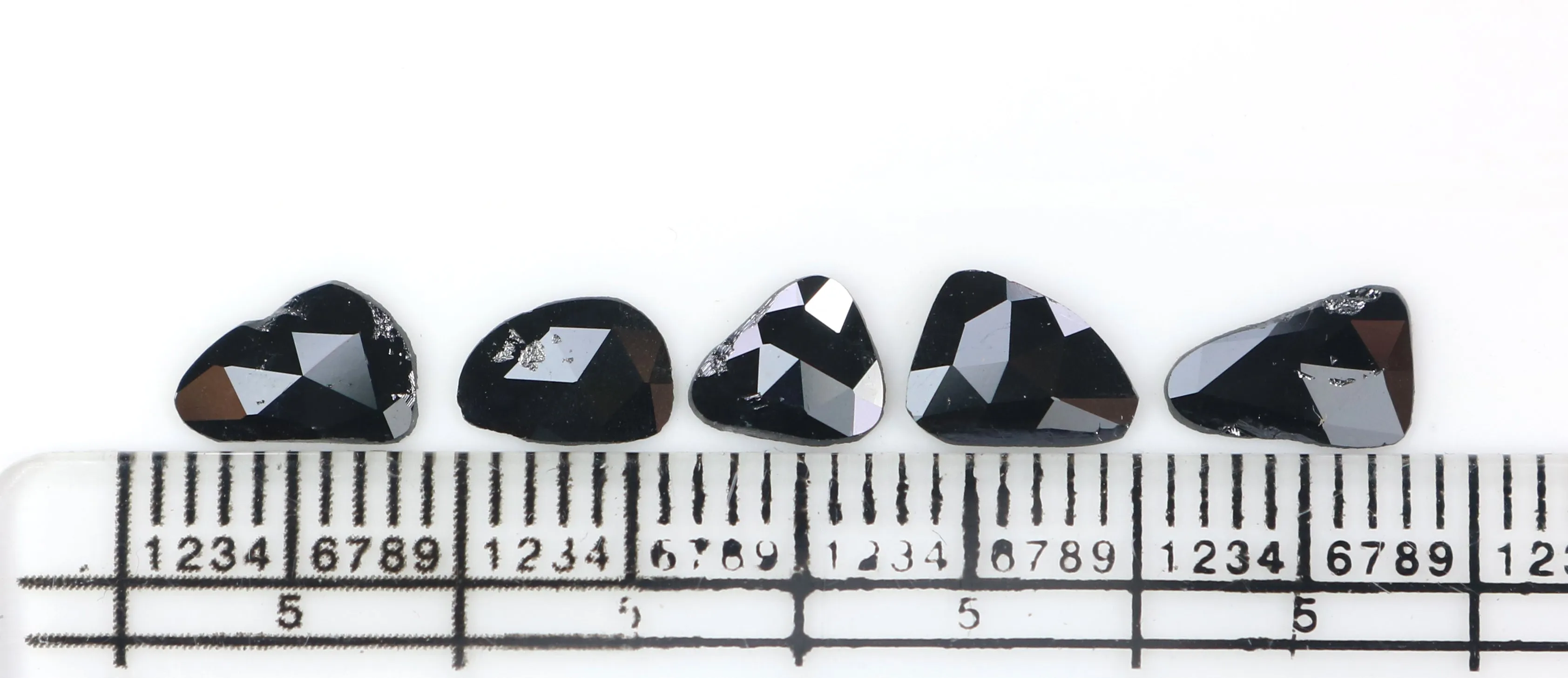 Loose Black Diamond - 1.30 CT - 7.35 MM - Slice/Rose Cut - KR2598