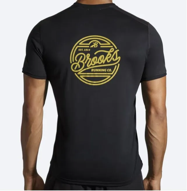 M Brooks Distance Graphic Short Sleeve - Running Apparel - Performance Shirts | Shop Now