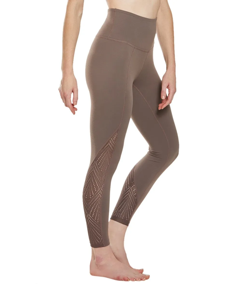 Mesh in Line High Waist Midi Leggings