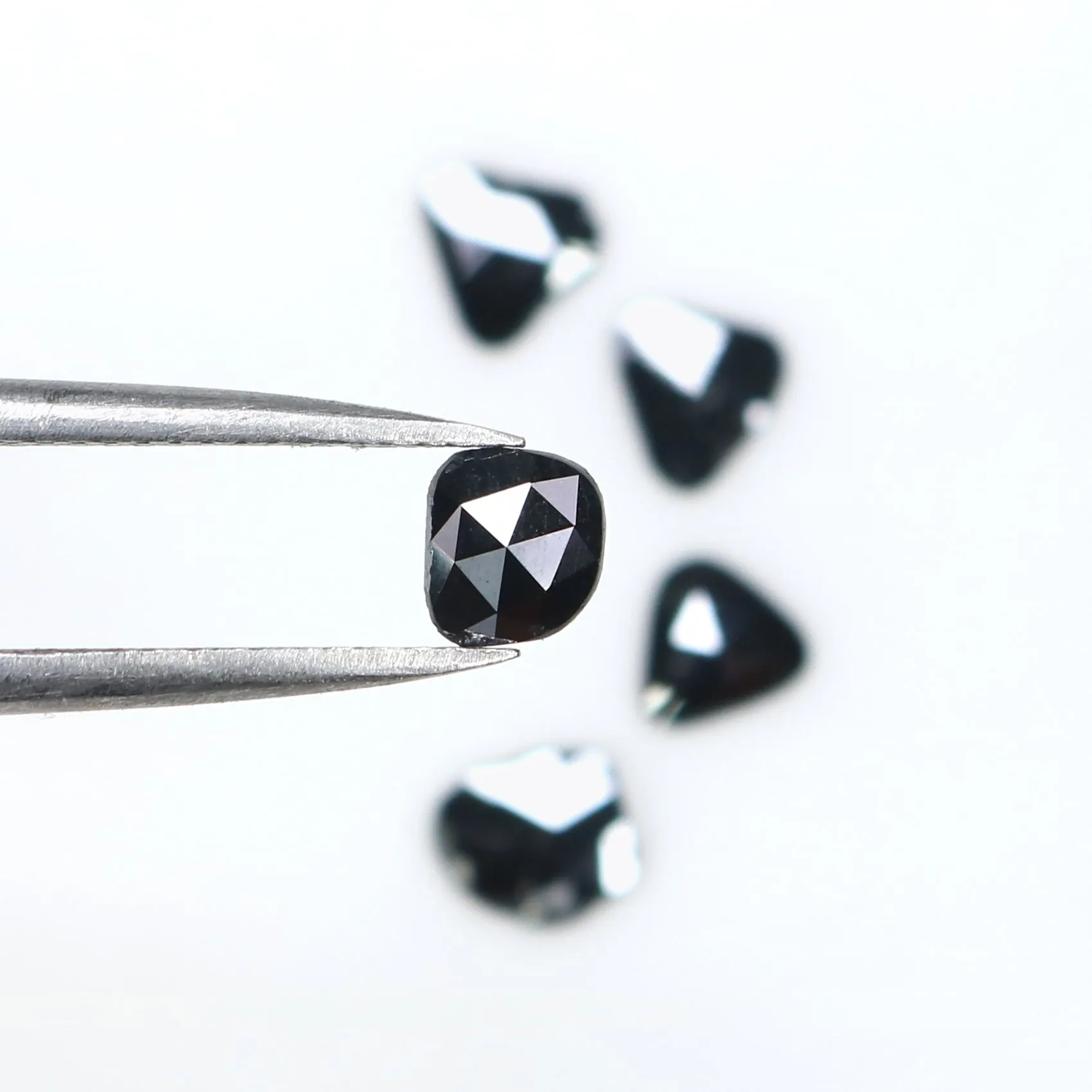 Natural Black Slice Diamond | 1.11 CT | 5.52 MM | Rose Cut | KR2614