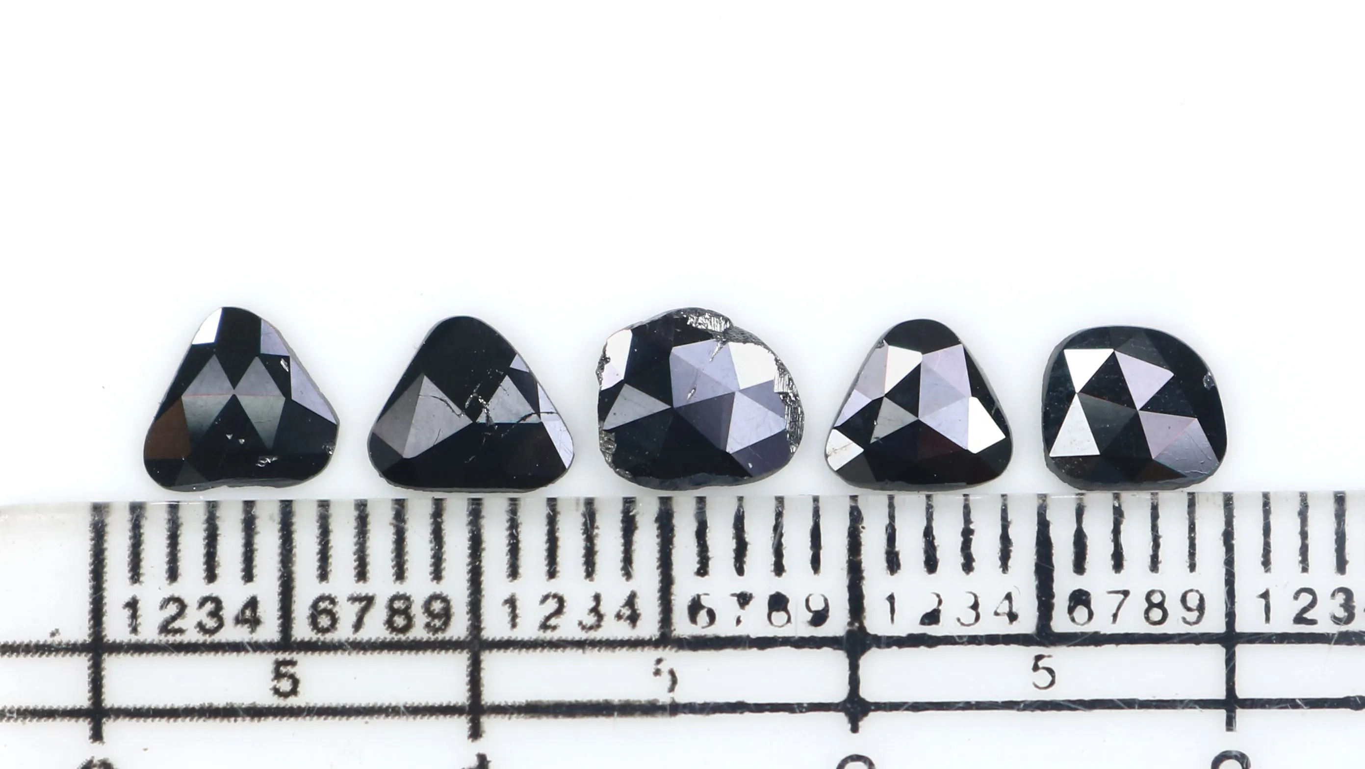 Natural Black Slice Diamond | 1.11 CT | 5.52 MM | Rose Cut | KR2614