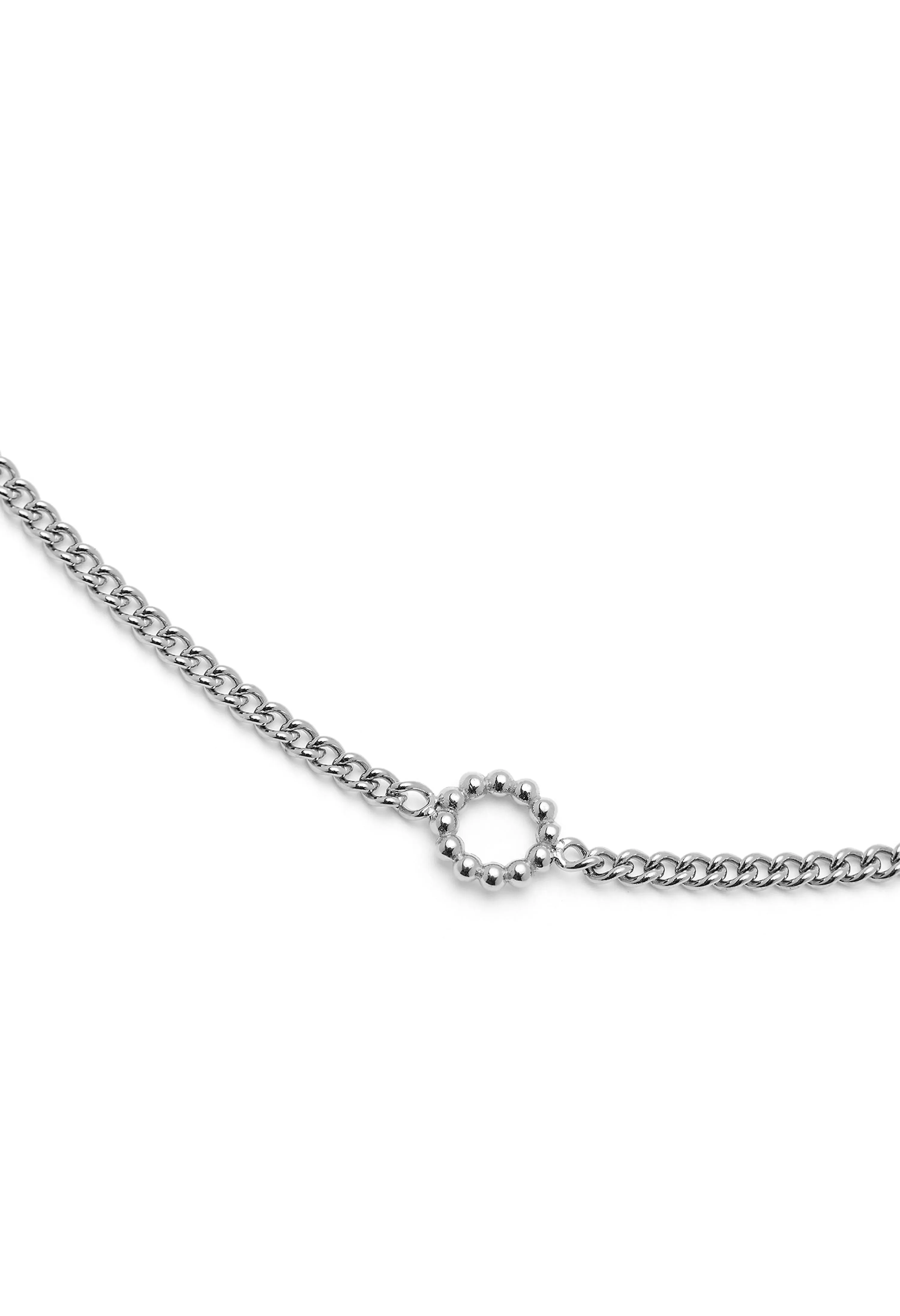 Olivia Burton Stainless Steel Stacking Necklace - Classic Illusion Style