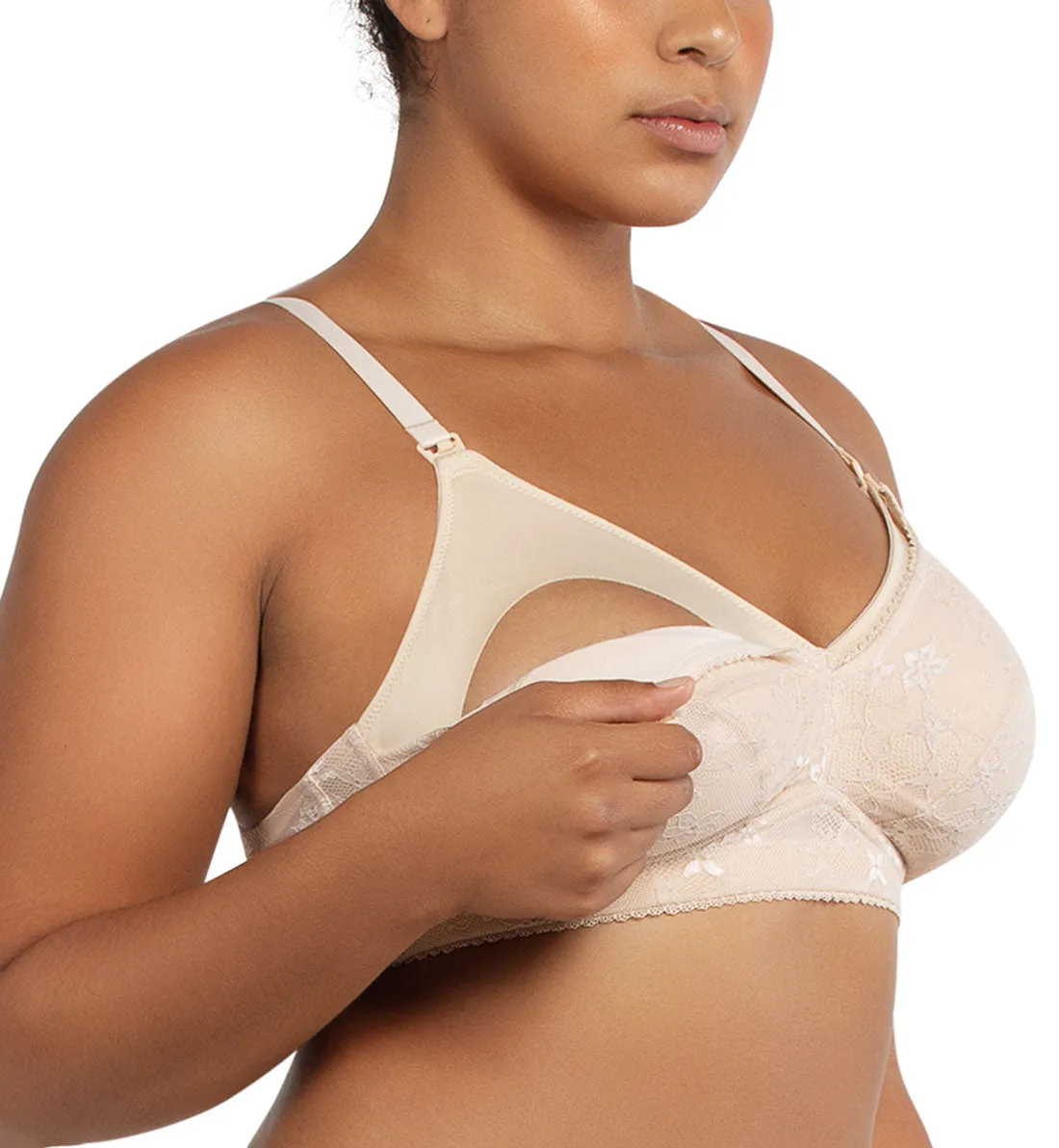 Parfait Rain Softcup Nursing Bra - Porcelain