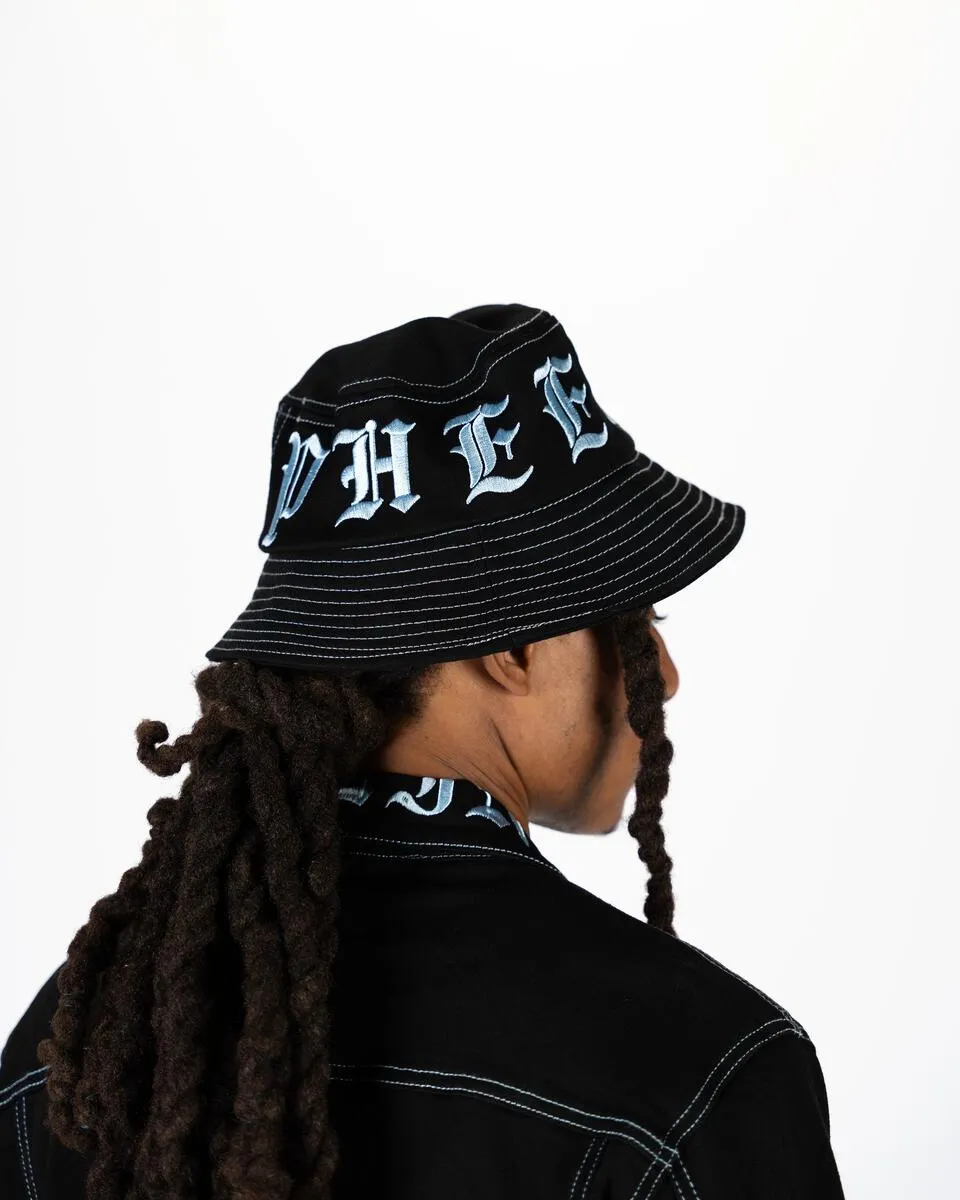 Pheelings Bucket Hat - Jet Black/Columbia Blue