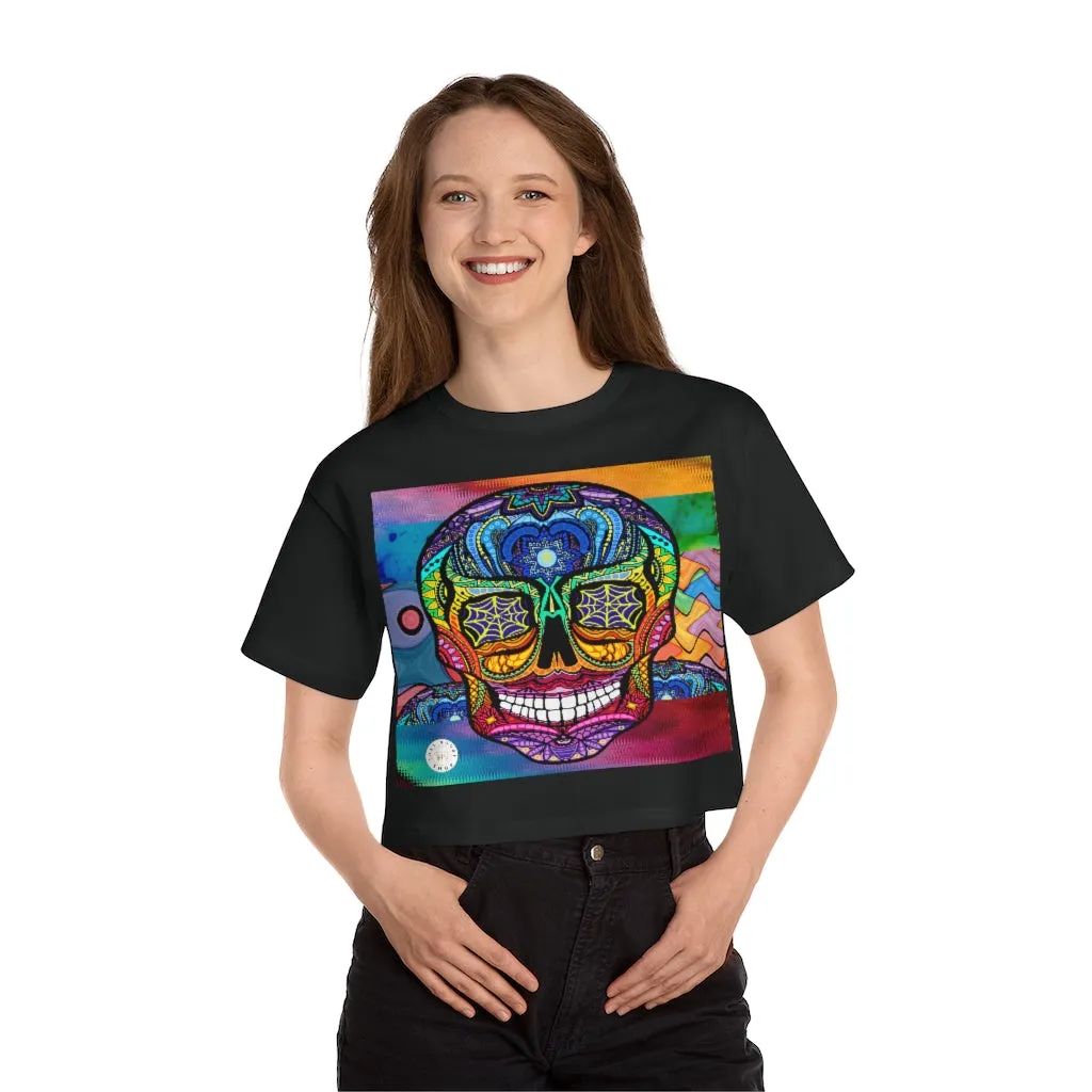 Psychedelic Cropped T-Shirt