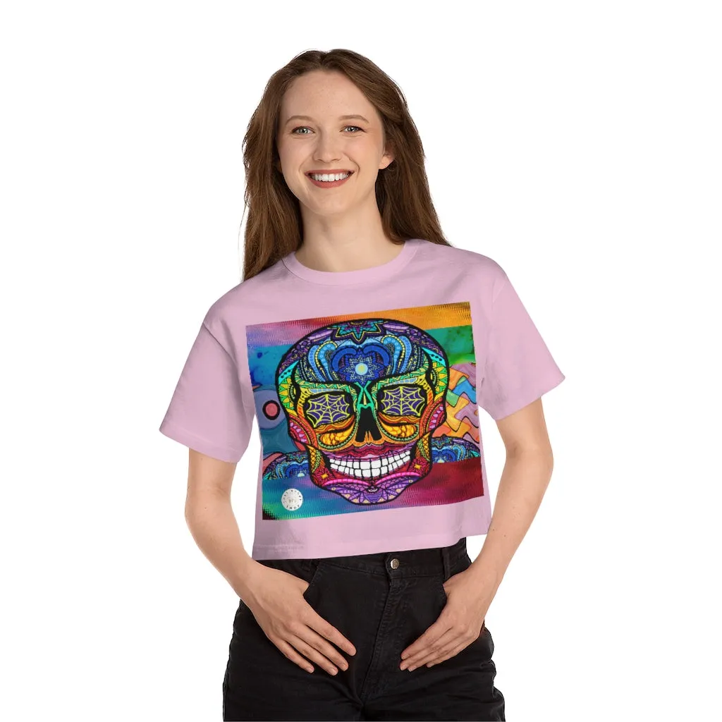 Psychedelic Cropped T-Shirt