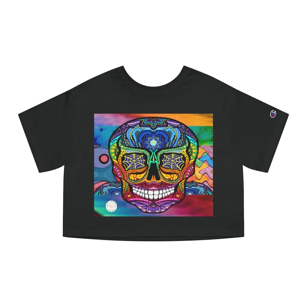 Psychedelic Cropped T-Shirt