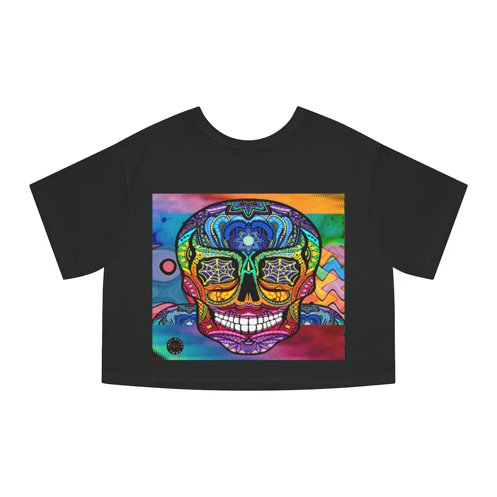 Psychedelic Cropped T-Shirt