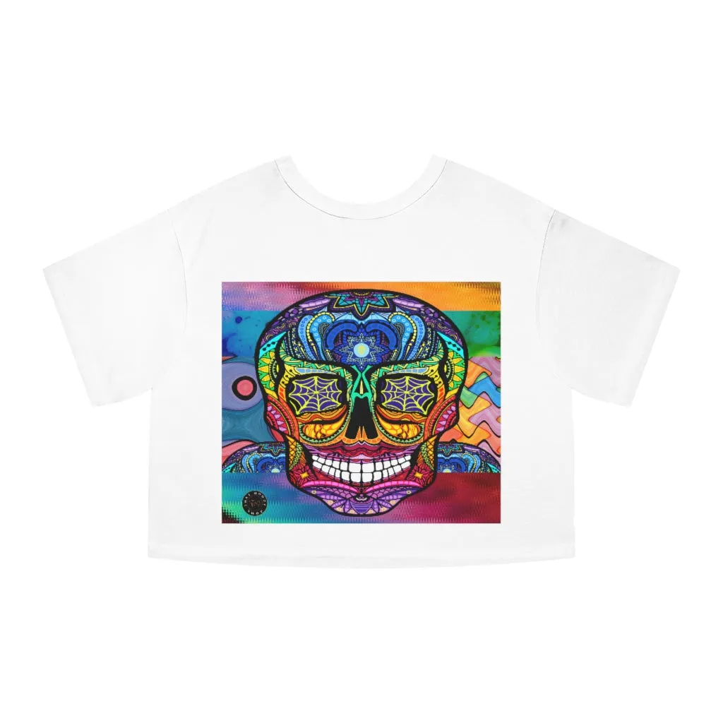 Psychedelic Cropped T-Shirt