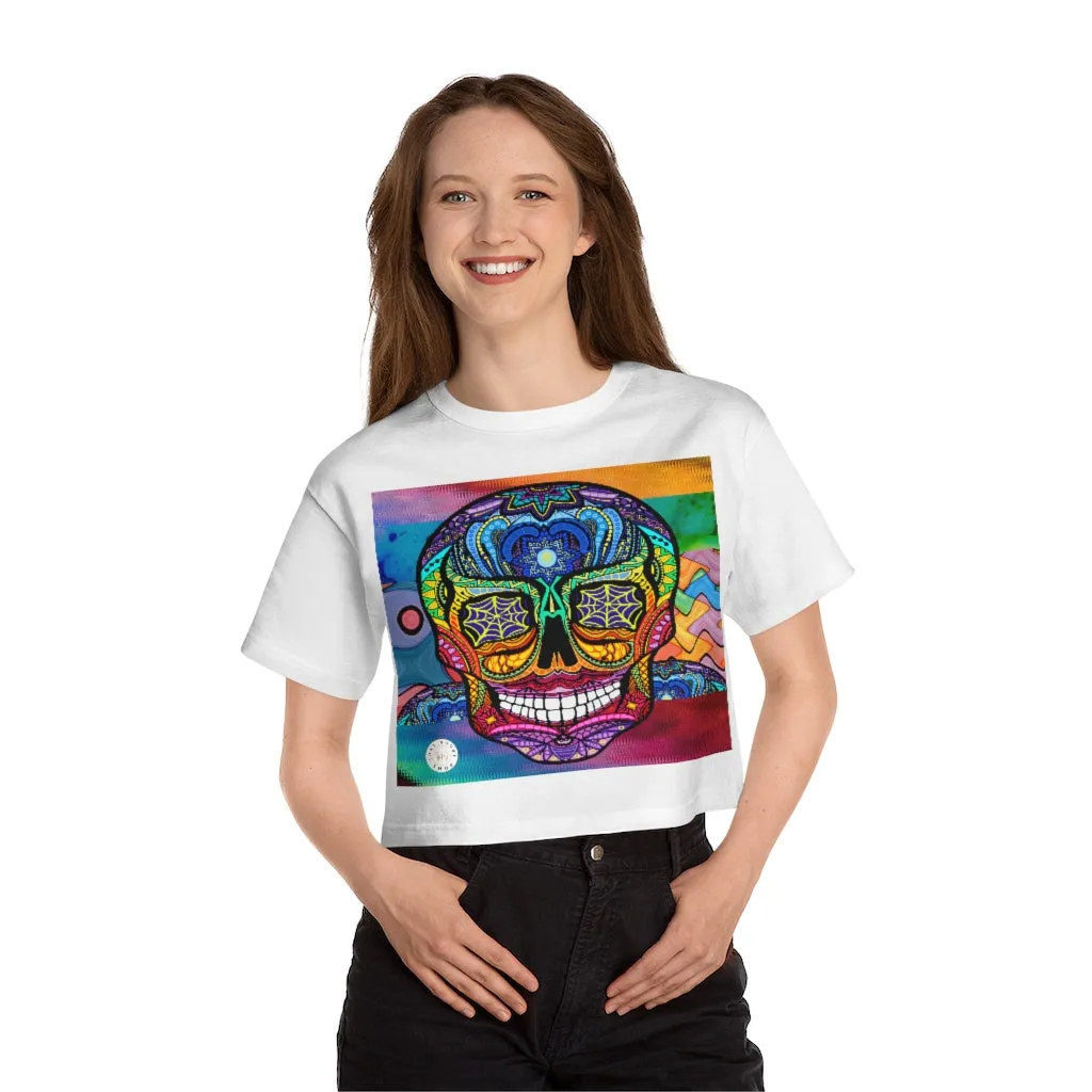 Psychedelic Cropped T-Shirt