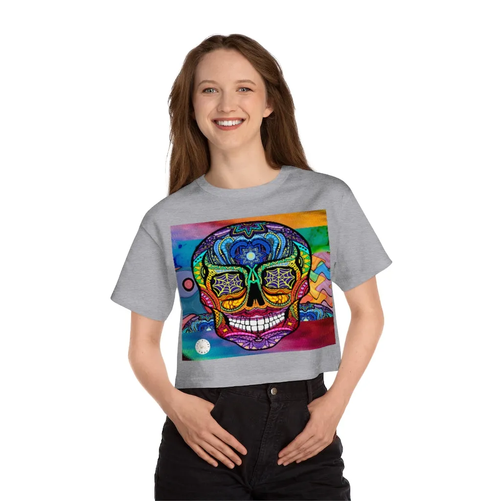 Psychedelic Cropped T-Shirt