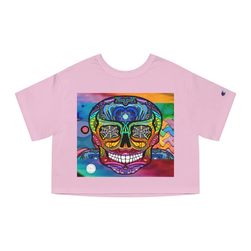 Psychedelic Cropped T-Shirt