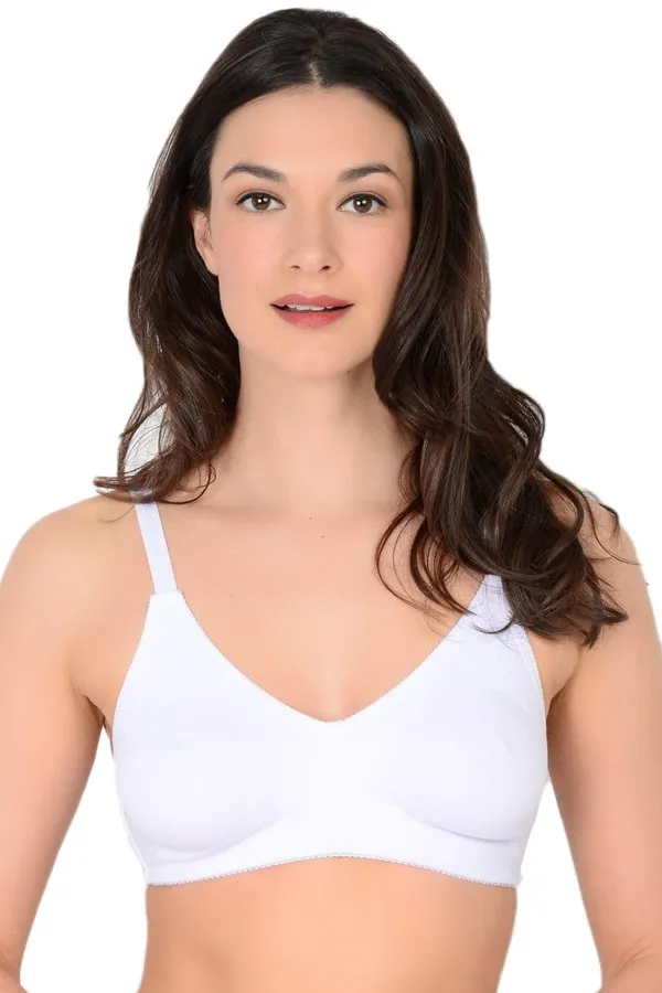 QT Intimates Molded Cotton Blend Nursing Bra