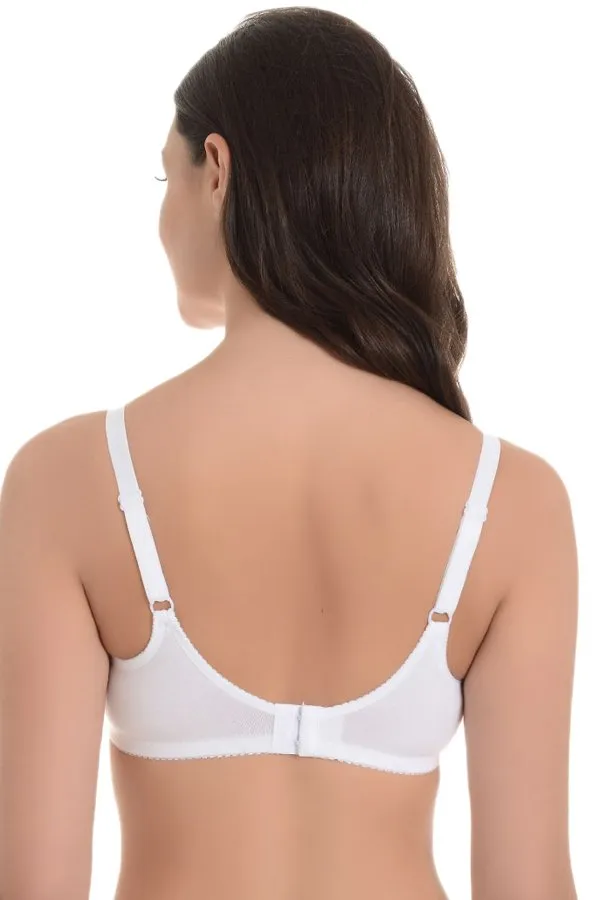 QT Intimates Molded Cotton Blend Nursing Bra