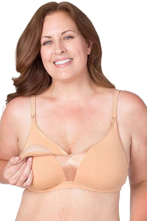 QT Intimates Soft Cup Wireless Nursing Comfy Bra