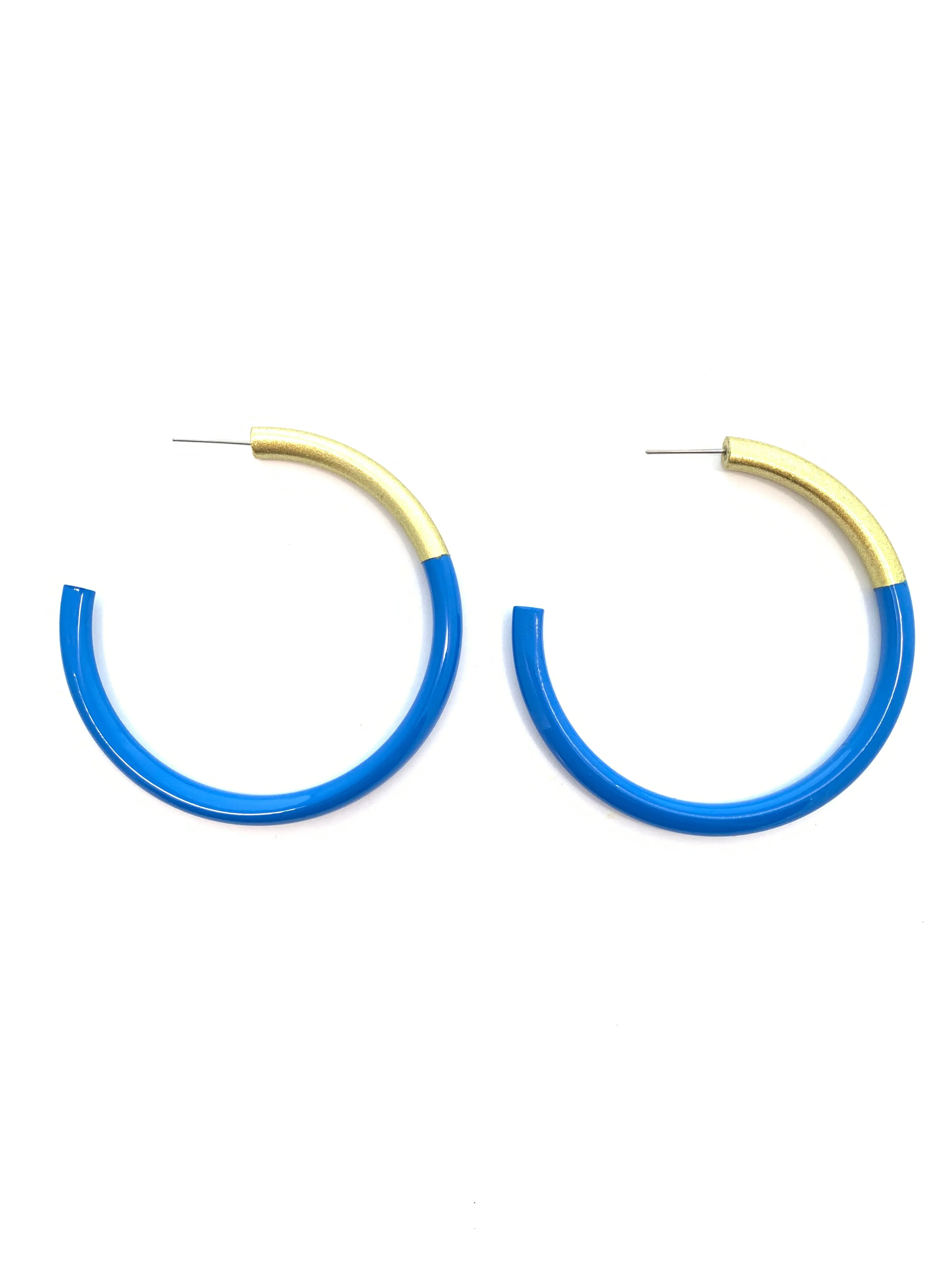 Royal Blue Lg LIZ Hoops