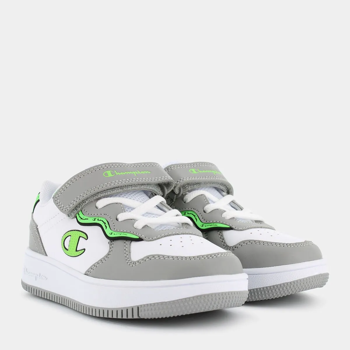 S32721 Rebound Alter Low B - Sportive Shoes, PSWHT/Grey/Green Fluo