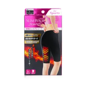 SlimWalk SlimWalk Compression Fat-Burning Support Shape Shorts - # Black (Size: L) 1pair -19%