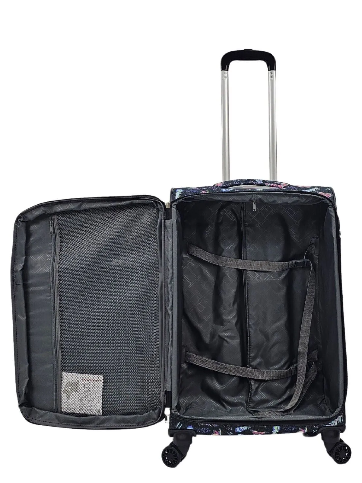 Soft Shell Cabin Suitcase 55 x 37 x 20 cm Lightweight Luggage Suitable for Easyjet, Ryanair