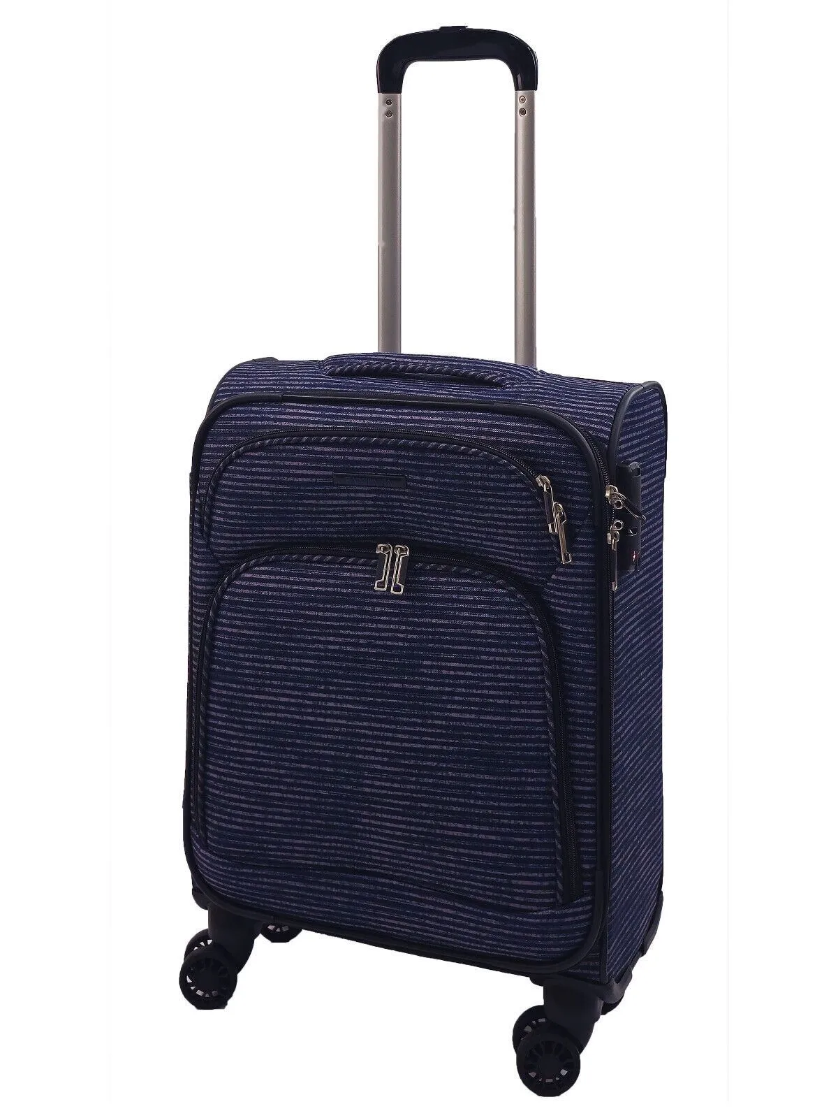 Soft Shell Cabin Suitcase 55 x 37 x 20 cm Lightweight Luggage Suitable for Easyjet, Ryanair