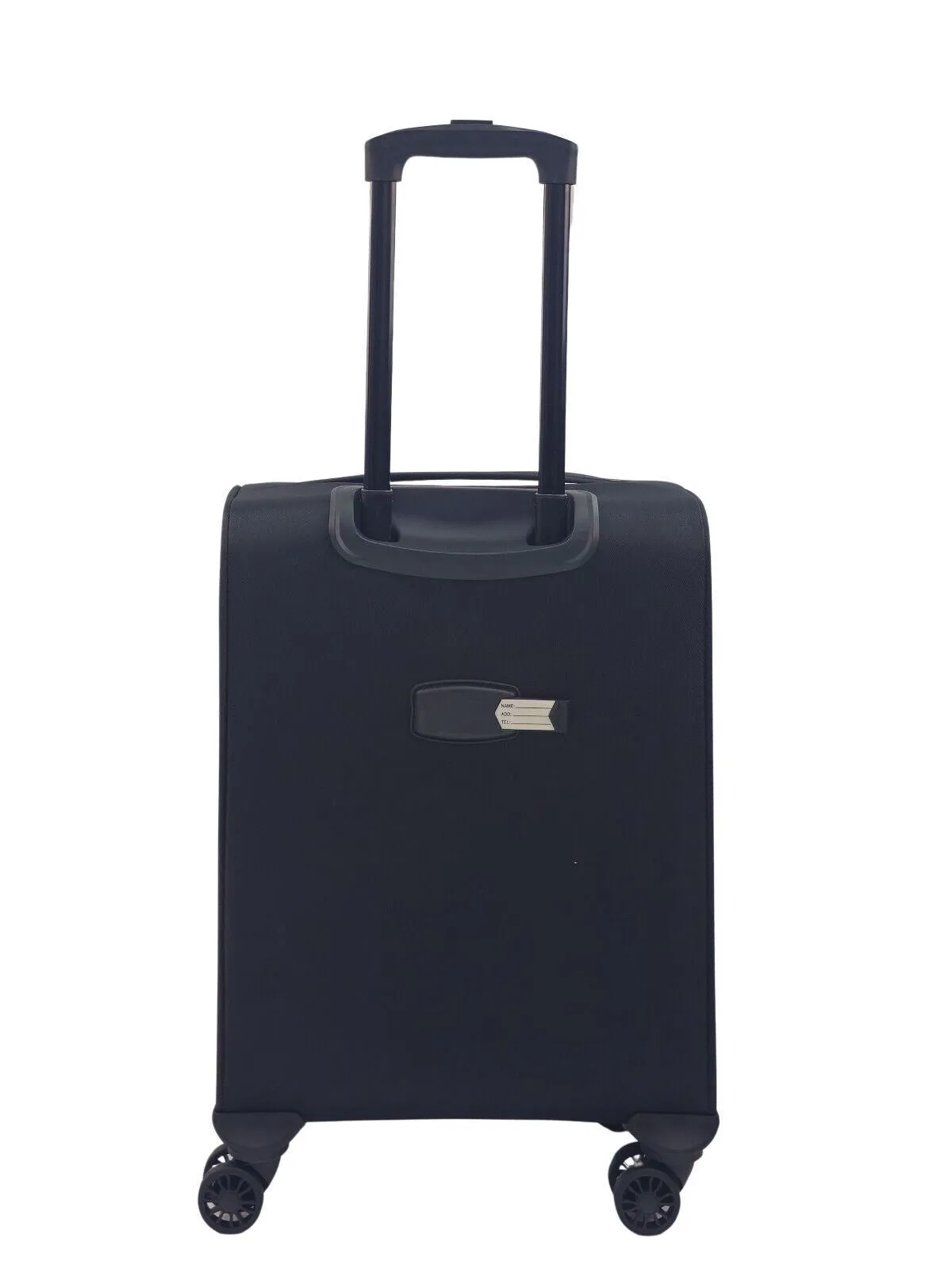 Soft Shell Cabin Suitcase 55 x 40 x 20 cm Lightweight Luggage Suitable for Easyjet, Ryanair